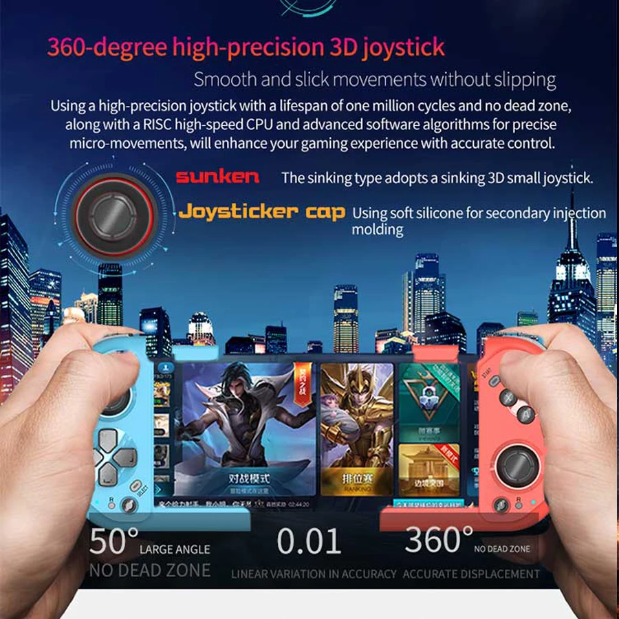 Wireless bluetooth split game contro;;er 3