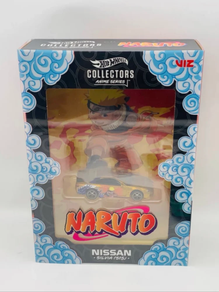 New Hot Wheels Diecast Collectible Model Car Nissan Silvia S15 1/64 Narut O Anime Themed Hobby Model For Collectors Display