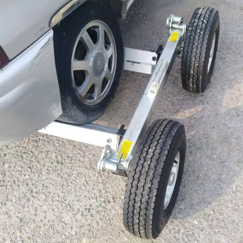 3.5 Ton Heavy Aluminum Alloy Roller Bearing Car Moving Dolly Adjustable Width Full Frame Chassis Wheels 3500kg (7700