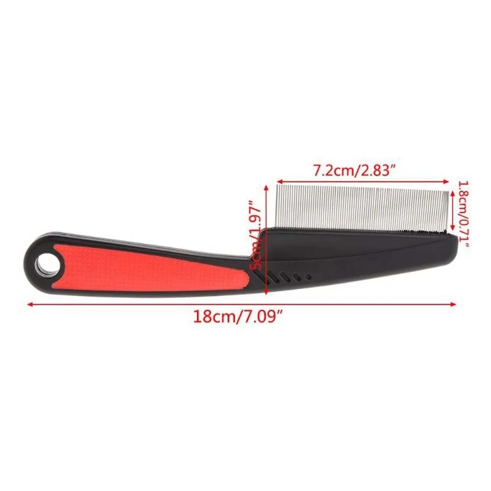 Pet Care Comb Flea Lice Removal Tool Stainless Steel Deworming Opening Knots Cat Dog Grooming Supplies view 6