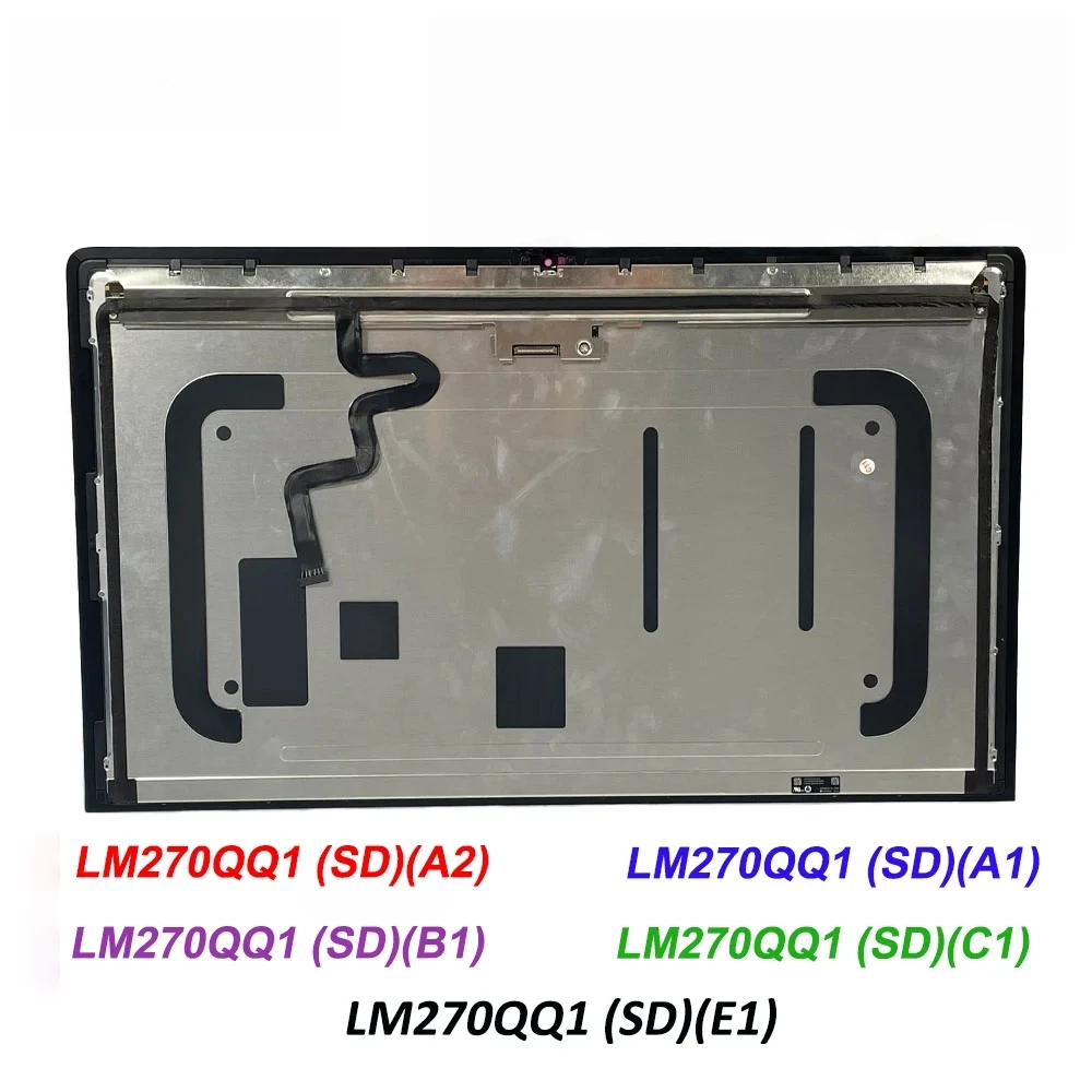 

Новый 27-дюймовый ЖК-экран LM270QQ1-SDA2 A1 LM270QQ1-SDC1 C2 LM270QQ1 SDB1 B2 LM270Q1-SDE1 E2 F1 для A1419 5K imac