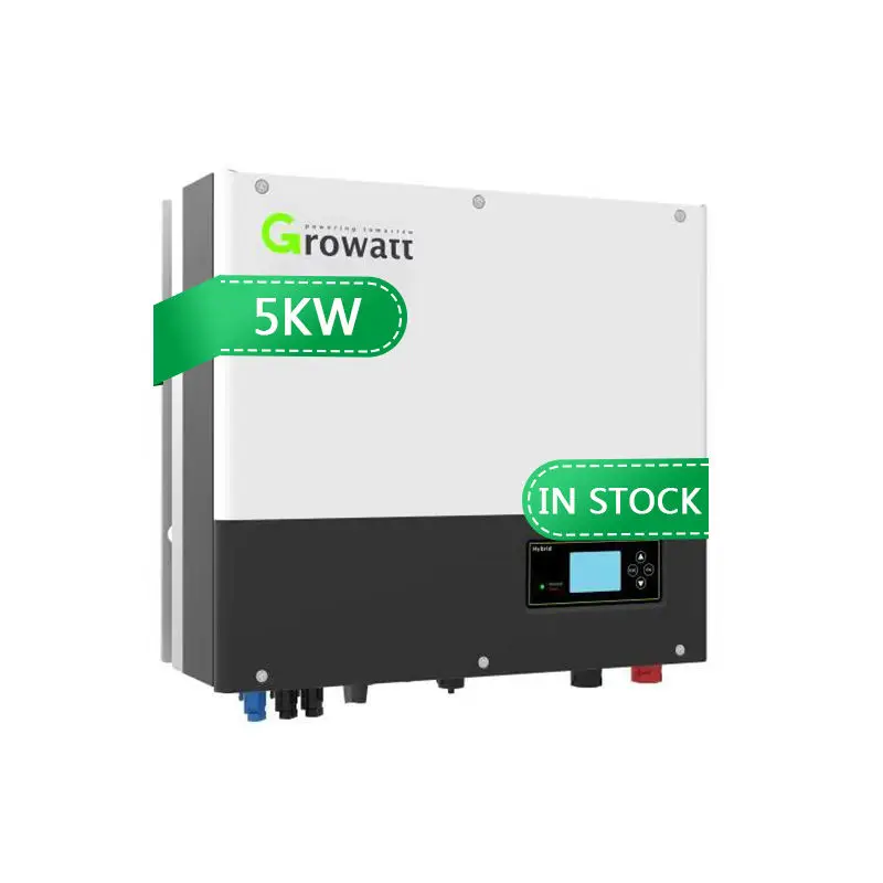 Growatt Hybrid Wechselrichter 5Kw 6Kw Fotovoltaico Inverter For Solar Energy Systems Optional Communication