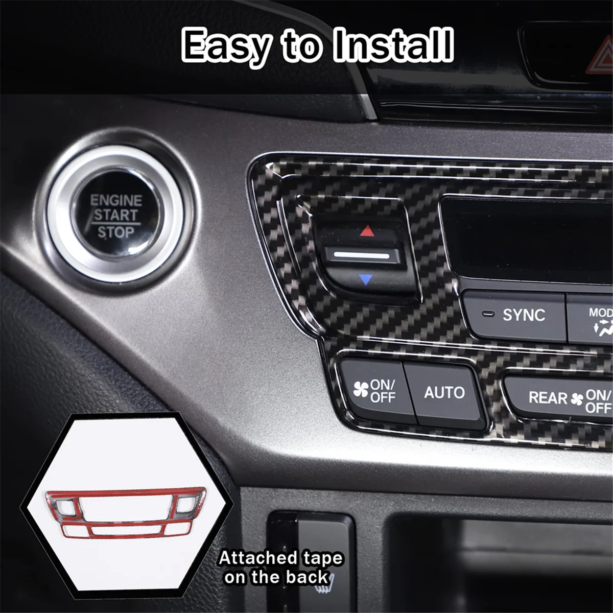 إطار وحدة التحكم المركزية في السيارة ، زخارف إطار تكييف الهواء ، زر هوندا التجريبي ، من من من من من من ؟ ؟ ، Ridgeline من ؟ ، جواز سفر من ؟