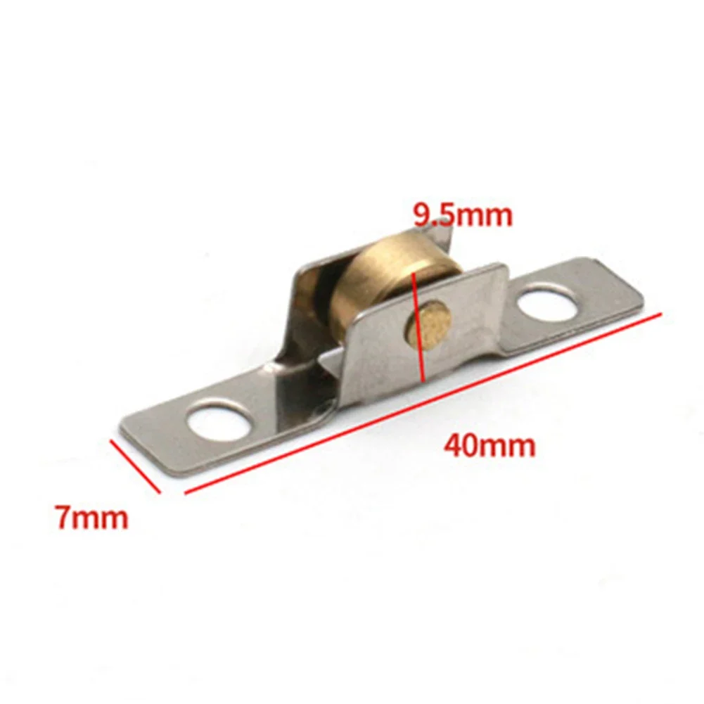 Sliding Door Roller Cabinet Copper Caster Wheel Pulley For Wardrobe Furniture Door Window Accessories Width 7.5/10/12mm