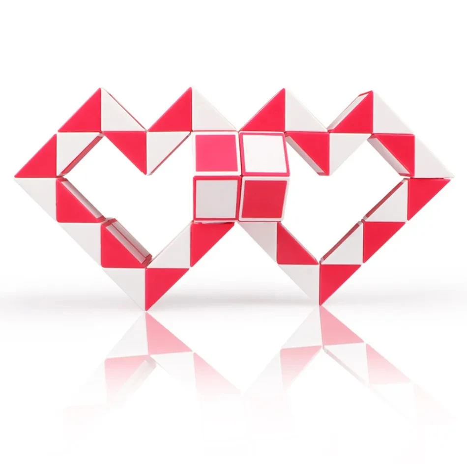 QIYI 24 Segment Magic Rule Snake Cubes Elasticity Elastic changed Popular Twist Transformable Kid Puzzle Toy for Children