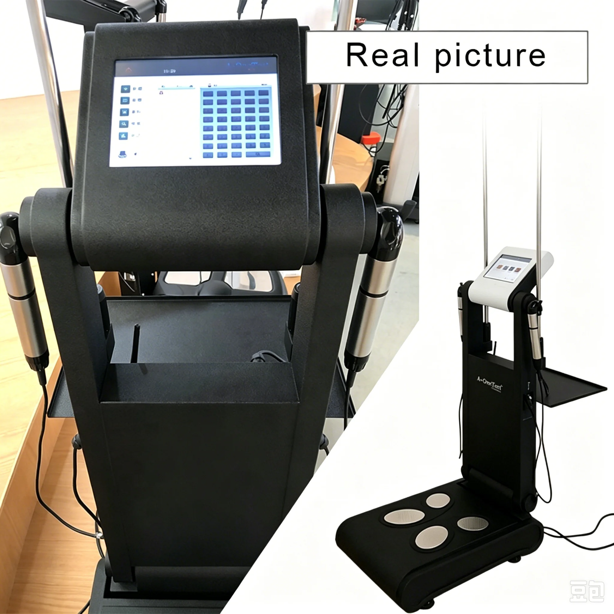 Body Analysis Scanner Home Use For Body Building USB Connection Standing Type With Targets On Face And Hands
