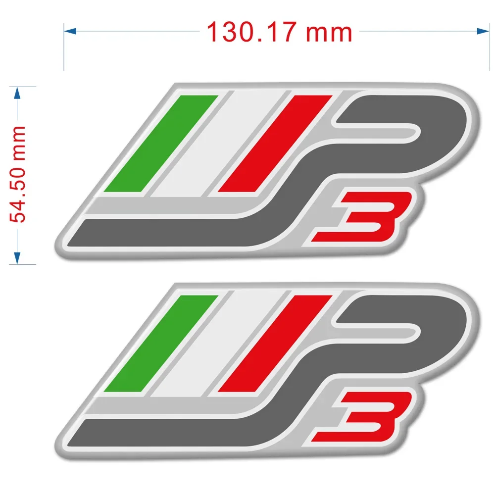 For PIAGGIO MP3 125 300 400 500 Moto Scooter Emblems Motorcycle 3D Stickers Decals