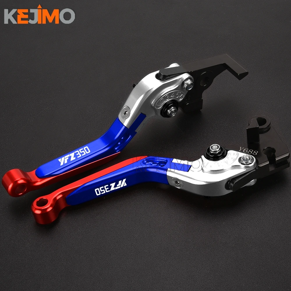 FOR YAMAHA YFZ350Banshee YZF350 BANSHEE 2002-2008 2007 2006 2005 Adjustable Folding Brake Clutch Levers Extendable Handles Lever