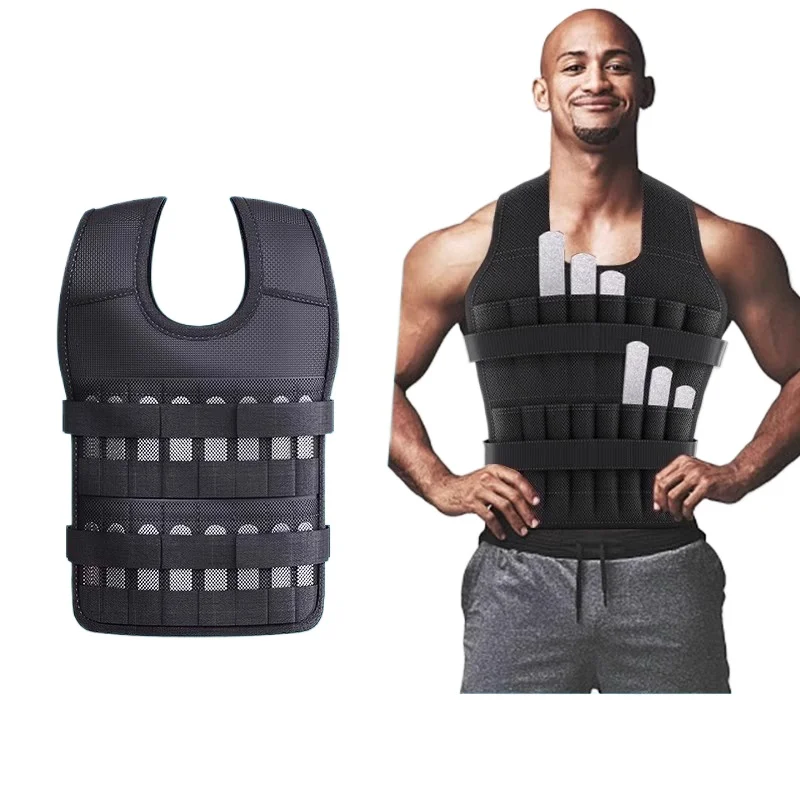 

Running Professional Weight Vest Invisible Steel Plate Weighted Sandbag Strength Training Weight Equipment Full Set of Leggings