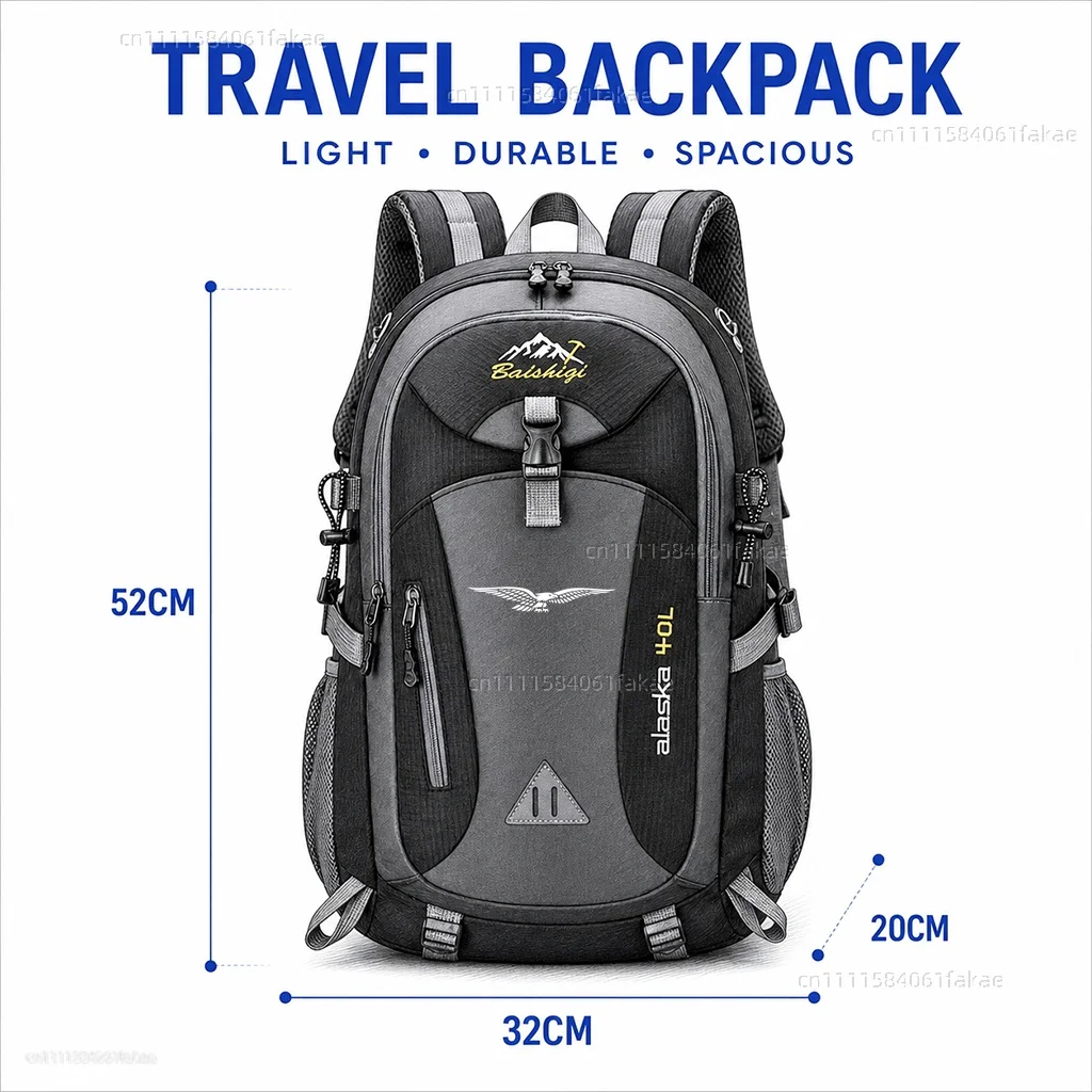 For Moto Guzzi Breva 850 1100 1200 GRISO BREVA 1100 NORGE 1200 GT8V BREVA 750 V7 Motorcycle Backpack 40L Waterproof Travel