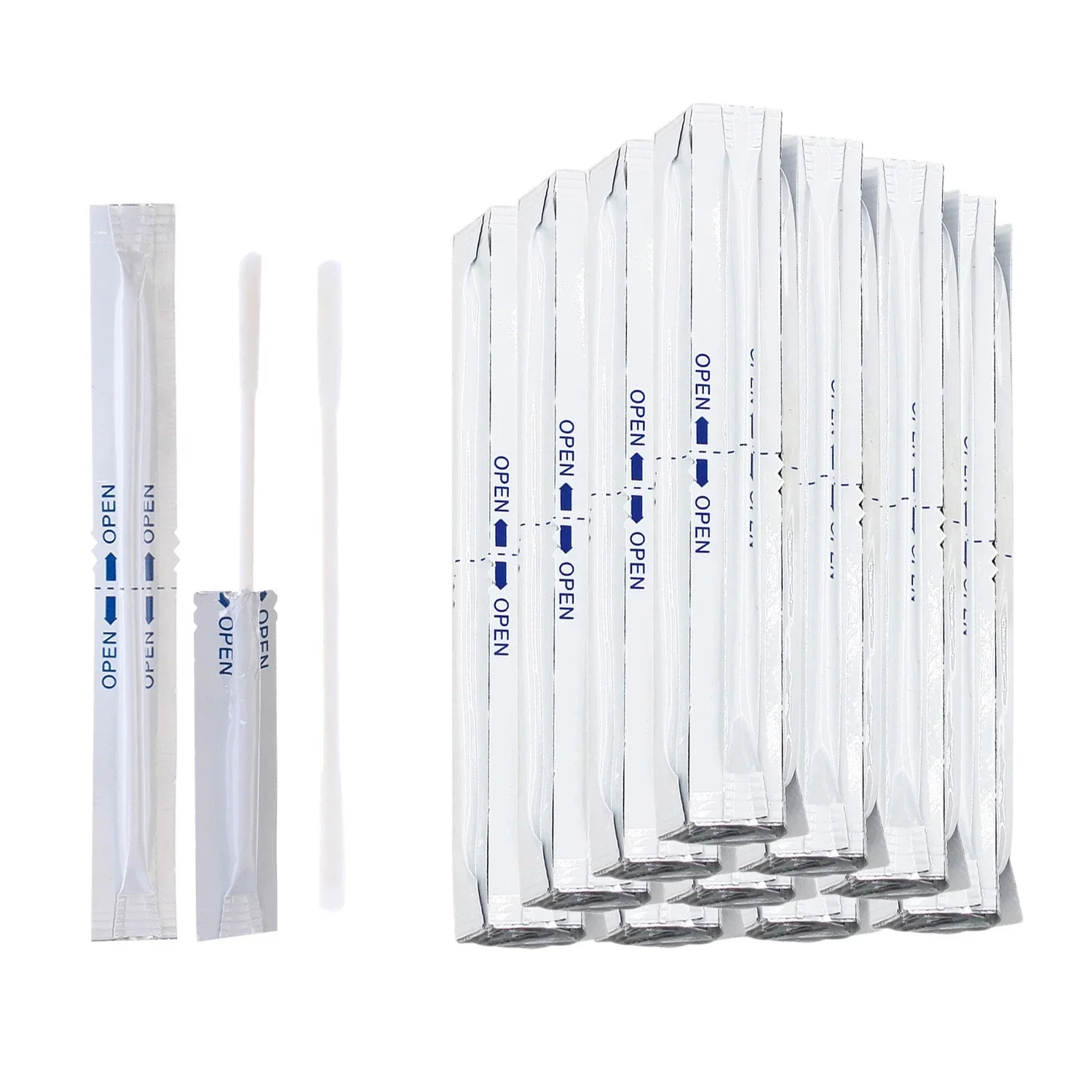 100Pcs/Lot Wet Cotton Swabs Double Head Cleaning Stick For IQOS 2.4 PLUS 3.0 DUO Multi 4 ILUMAi PRIME LIL/LTN/HEETS/GLO