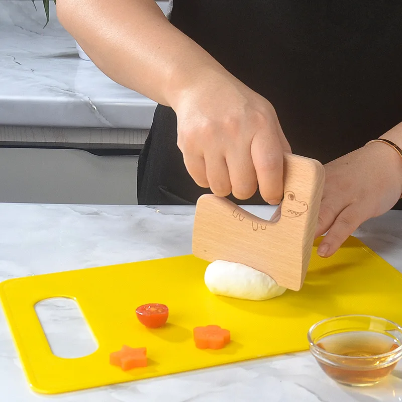 17 stücke Montessori Küchengeräte für Kinder Kochset echtes Kochen Kunststoff Kleinkind sichere Messer Crinkle Cutter Kinder Schneide brett