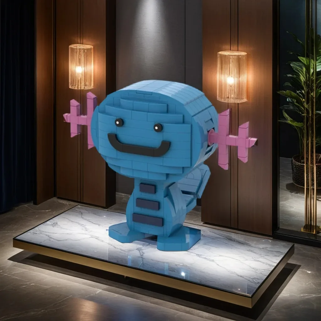 

442 шт. MOC Wooperes Pokemones милые модели «сделай сам» строительные блоки игрушки на день рождения подарок