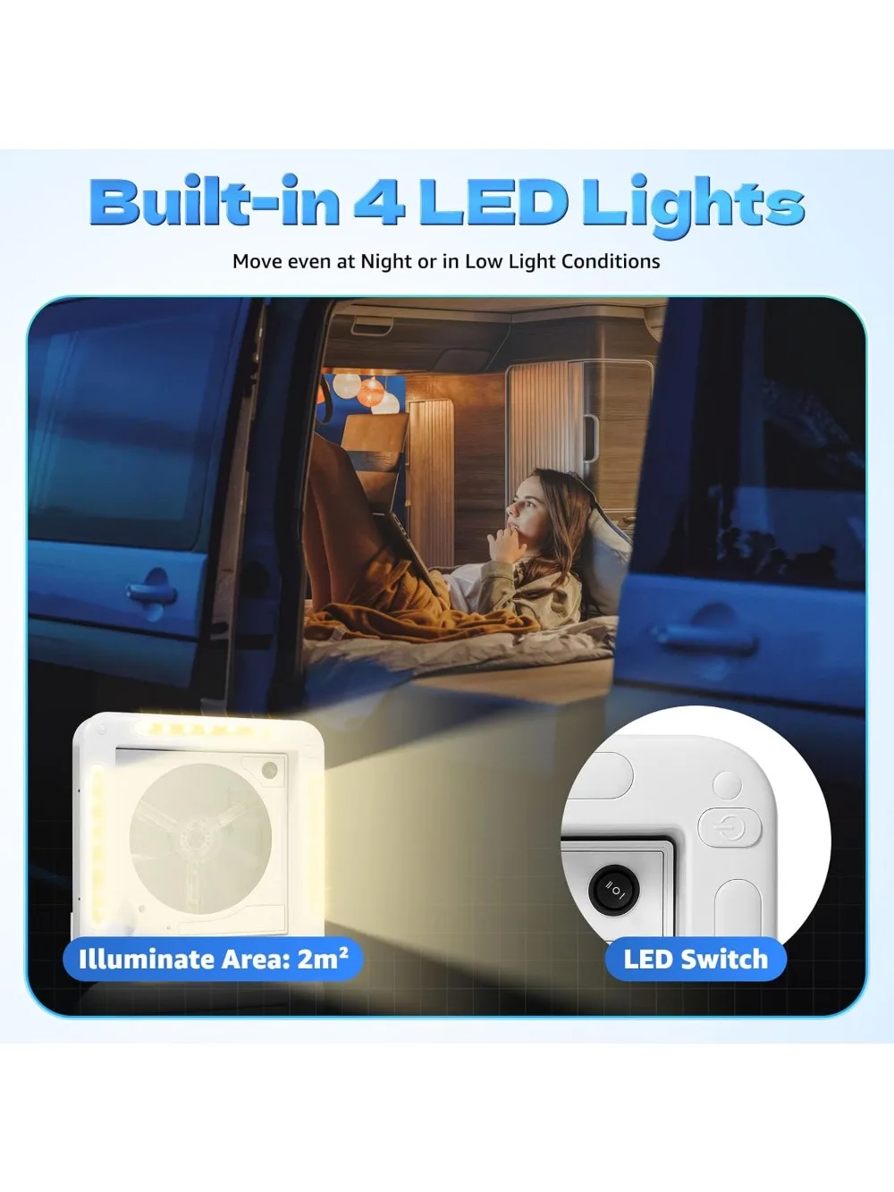 Lüftungsventilator für Wohnwagen, Dachventilator für Wohnmobil, Wohnmobil, Abluft, Oberlicht, Lochgröße, universeller Abluftventilator für die Lüftung von Wohnwagen