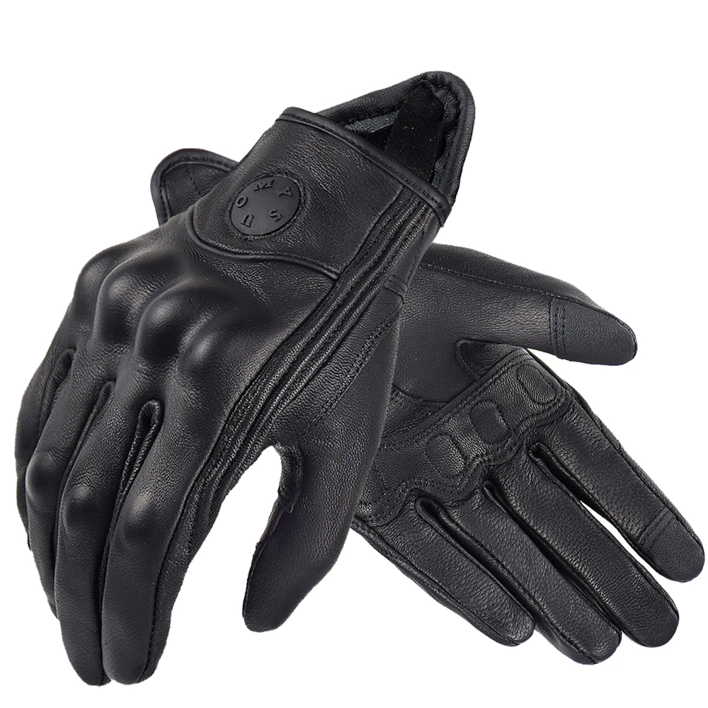 SUOMY Retro Leder Frauen Motorrad Handschuhe Dame Rosa Elektrische Fahrrad Guantes Moto Luvas Da Motocicleta Fahrrad Radfahren Handschuh