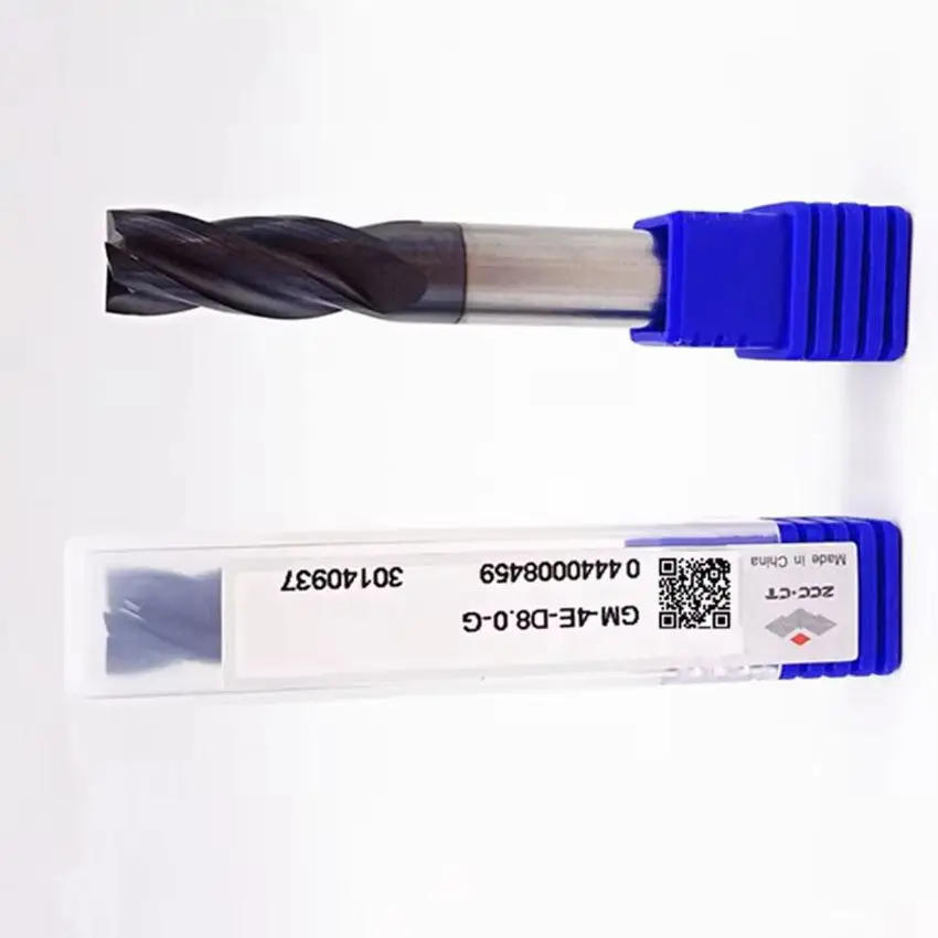 GM-4E GM-4E-D7.0 D8.0 D9.0 D10.0 D11.0 D12.0 D14.0 D16.0 D18.0 D20.0-G GM-4E-G ZCC.CT Four Edge Parallel shank 4T Flat End Mills