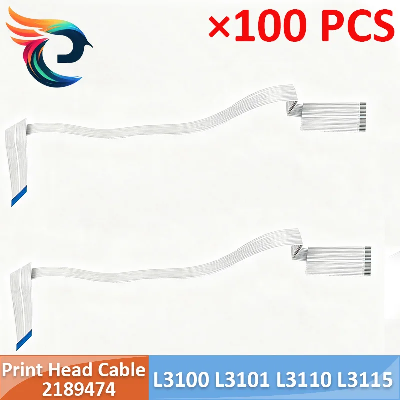 100X 2189474 Print Head Cable for EPSON L1110 L3100 L3101 L3110 L3115 L3116 L3150 L3151 L3156 L3160 L5190