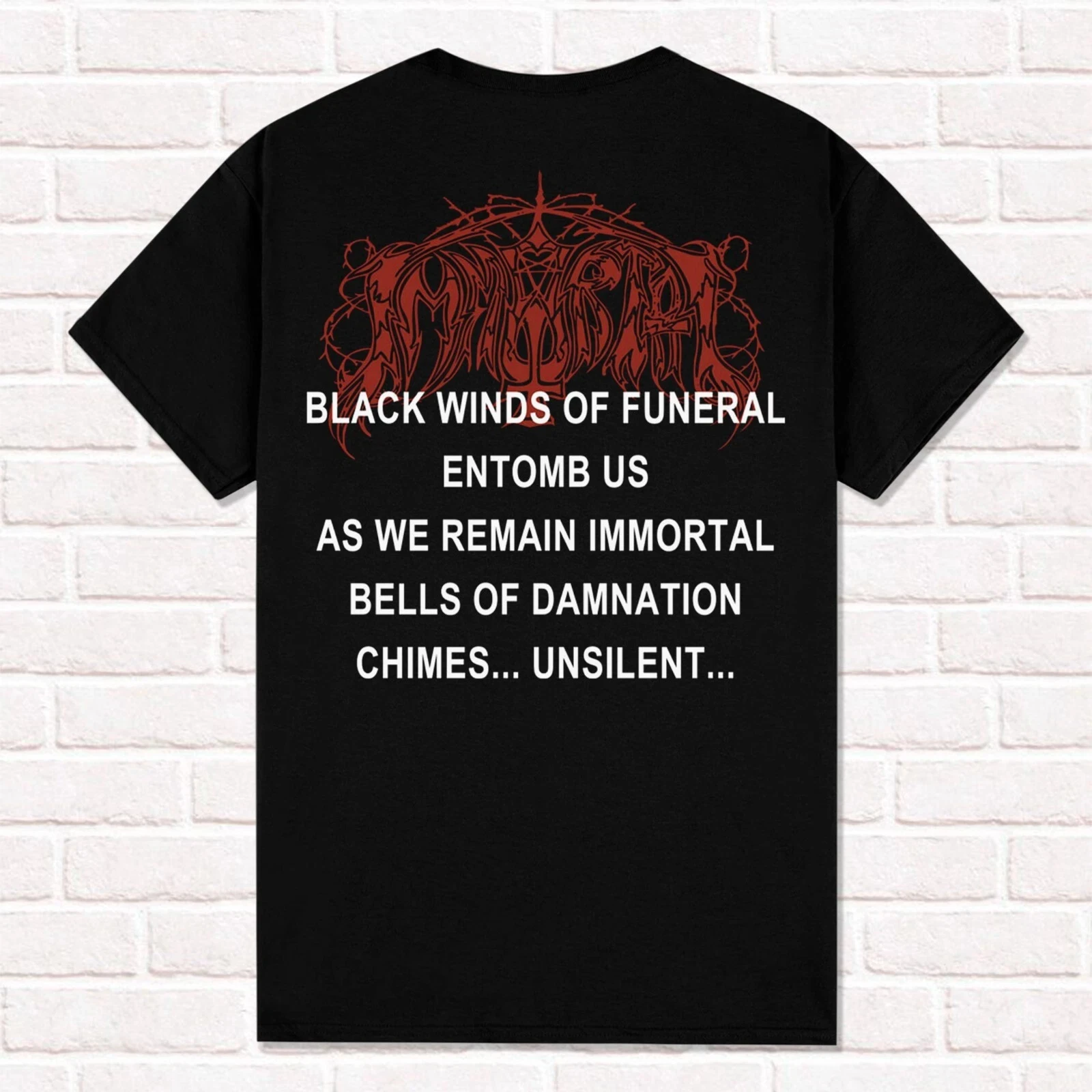 Immortal T-Shirt Diabolical Fullmoon Mysticism True Norwegian Black Metal Summer Cotton Men's Women Tee Streetwear Casual Trendy
