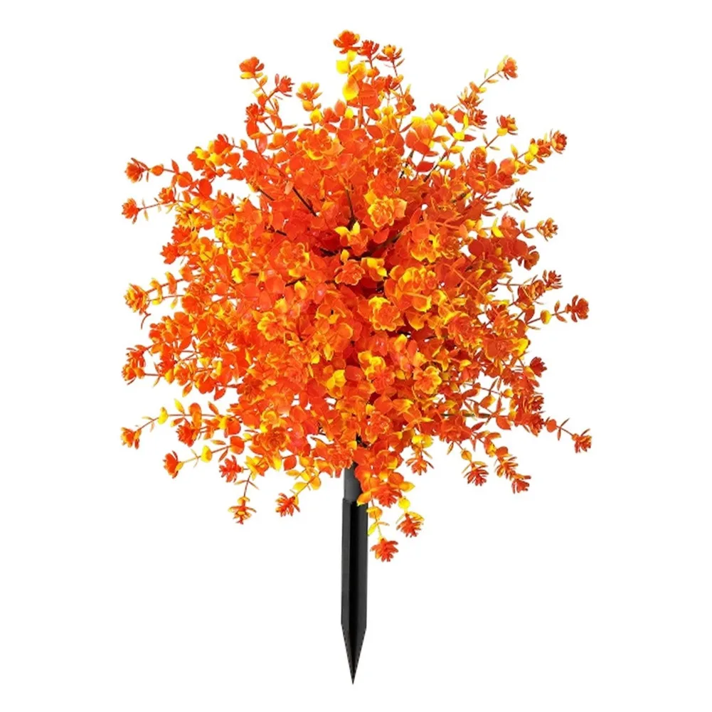 

Artificial Plants Garden Stake Featuring Seasonal Autumn Leaf for Outdoor Yard and Patio Decoration Plastic Build
