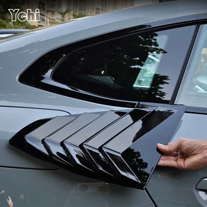 Auto-Styling Heckfenster-Jalousien für BMW G24 G26 430i 430d M440i M440d I4 Gran Coupe 2021-2025 Heck-Dreiecksfenster-Spoiler
