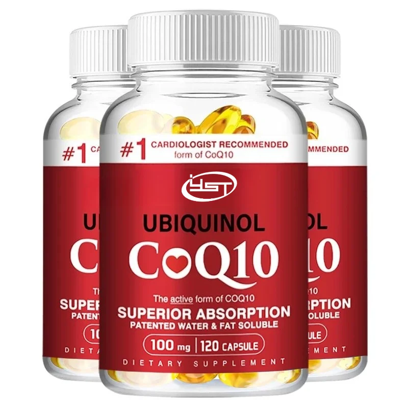 CoQ10 Capsules 100mg - Provides Energy, Supports Joint Health, Promotes Cardiovascular Health, and Maintains Heart Health