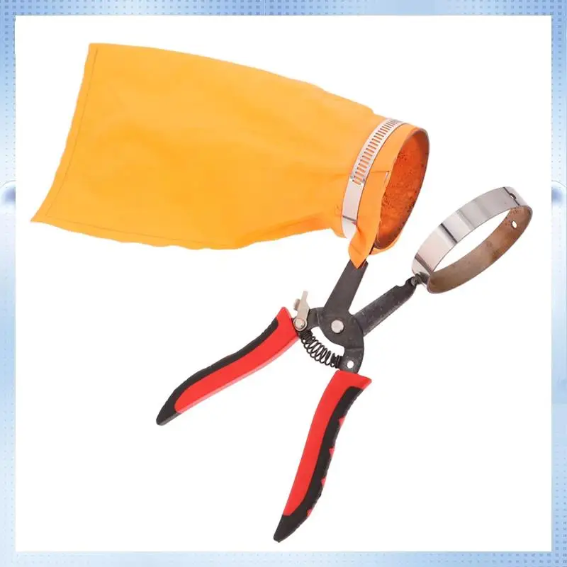 

AD-Fruit Tree Picker Tool Fig Picker Tool Fruit Picker Rake For Leaves Fruit Grabber Reacher Berry Bucket Fruit Bucket