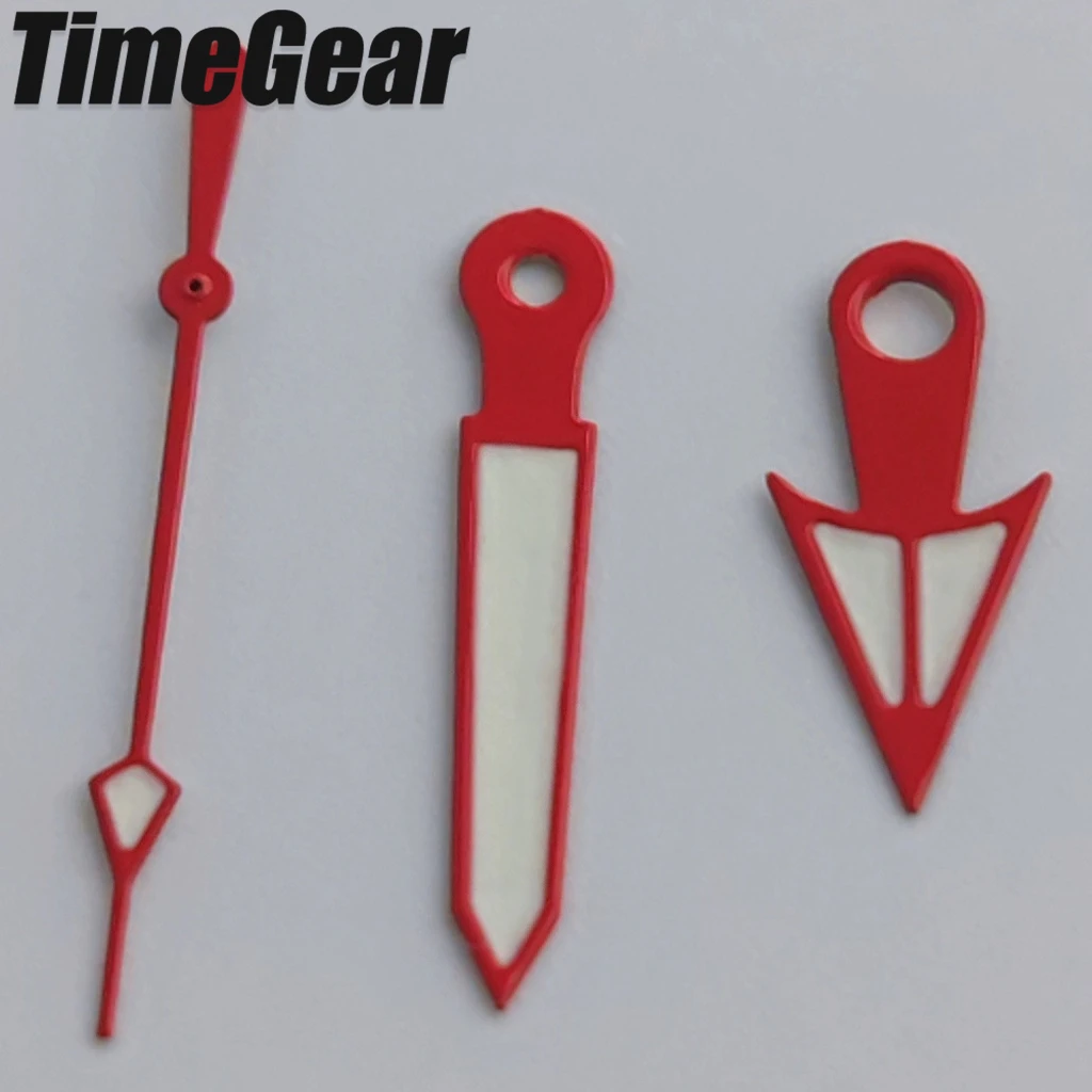 Manecillas de reloj NH35 luminosas verdes para movimientos NH34 NH35 NH36 NH38 NH39 4R35 4R36 7S36, manecillas de reloj de buceo SKX007 Monster Samurai ﻿