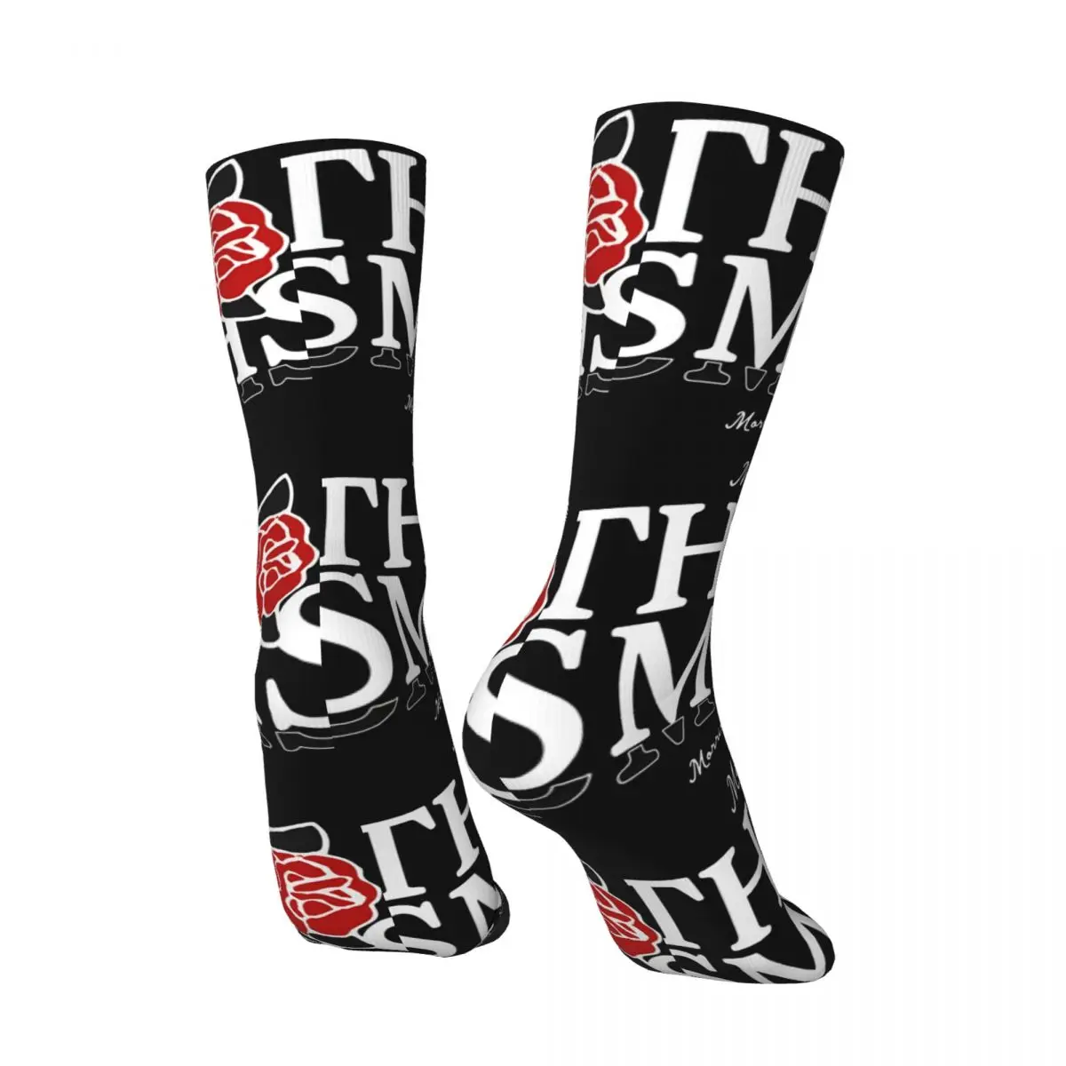 ROSE Sock for Men Hip Hop Vintage The Smiths Happy Quality Pattern Printed Boys Crew Sock Casual Gift