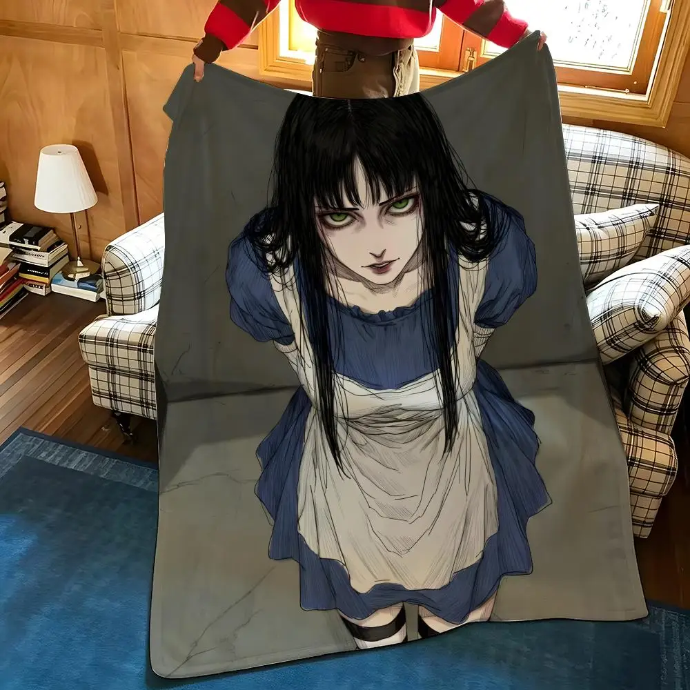 Game A-Alice M-Madness R-Returns Throw Flannel Cozy Print Blanket, Portable, Durable  Machine Washable cute Cool