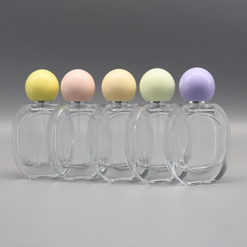 1pc Empty Perfume Bottle 30ml Mini Portable Glass Cosmetics Container Travel Alcohol Sprayer Elegant Spray Bottle Spray Atomizer