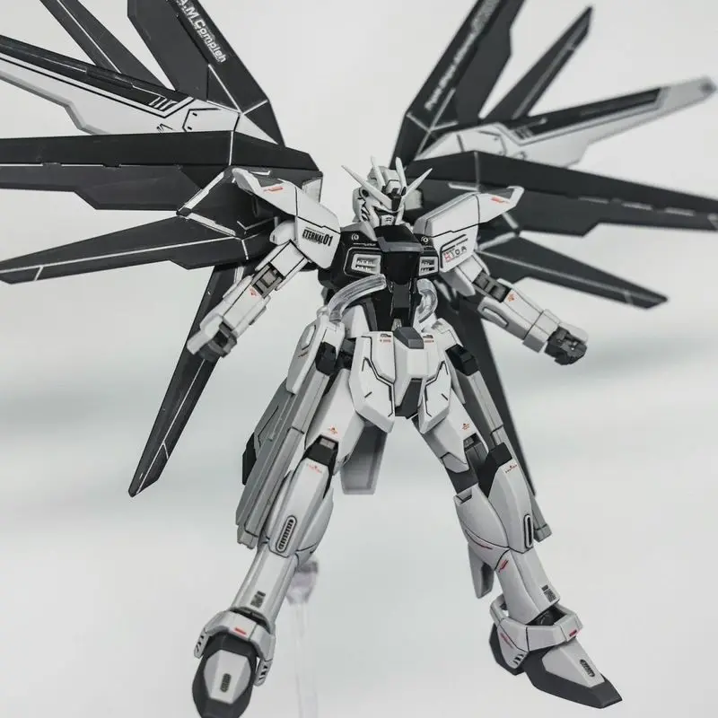 JMS HG 1/144 ZGMF-X10A Комплект собранной модели Свободы Синяя вишня Нестартные цвета Фиксированная версия Коллекционная модель Орнамент Подарок