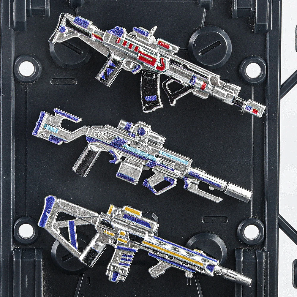 Game-Themed Gun And Weapon Model Set Mini Figurines Rifle & Sniper Rifle Included Building Block Collectible for Gun Enthusiasts