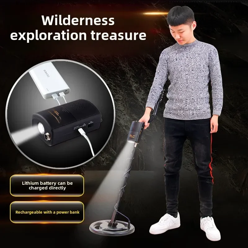 Precise Handheld Metal Detector for Treasure Hunt Outdoor Archaeology Gold Silver Small Size Industrial Metal Detectors