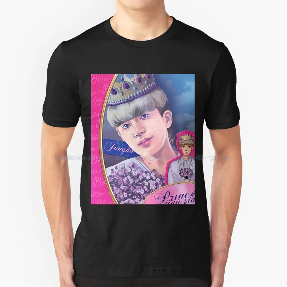 Prince Jjong T Shirt 100% Cotton Tee Ateez Jongho Ateez Fanart Ateez Painting Kpop Fanart