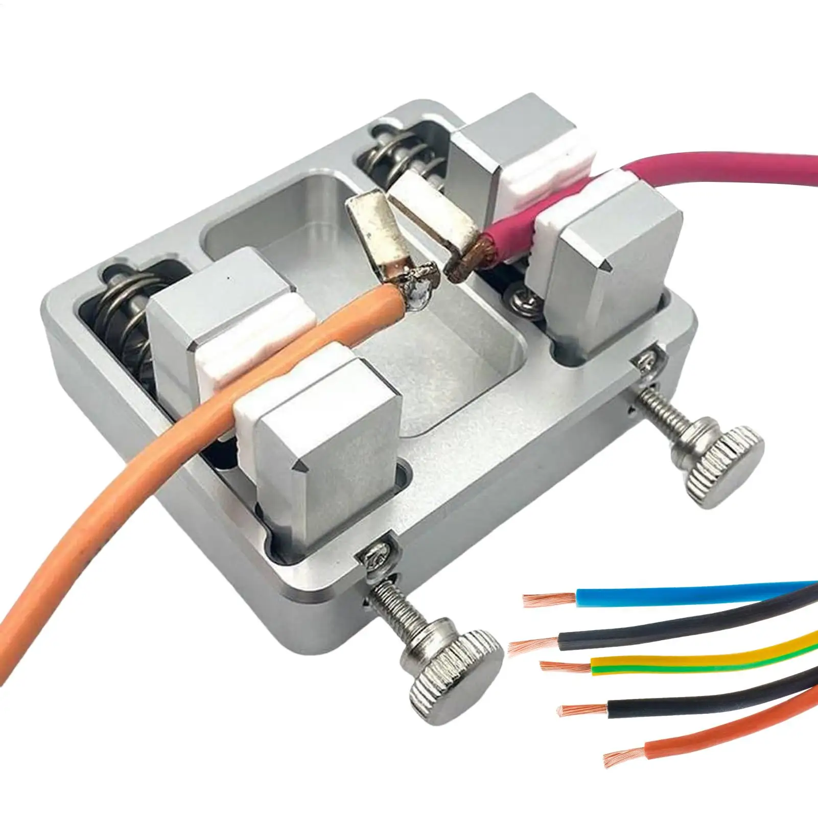 Soldering Wire Holder Adjustable Heavy-Duty Fixture Wire Clamp Fixture Bracket Table for Electronics PCB Assembly Jewelry Watch