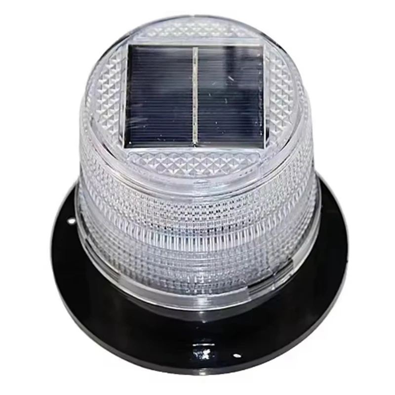 

ABKY-Solar Magnetic Flash Warning Light Night Flashing Lamp Car Truck Roof Beacon Wireless Battery Strobe Emergency Lights