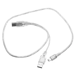 New Arrival najlepsza cena trwały podwójny USB 2.0 A męski na Mini USB B 5 Pin męski kabel do transmisji danych dla 2.5 HDD dysk twardy