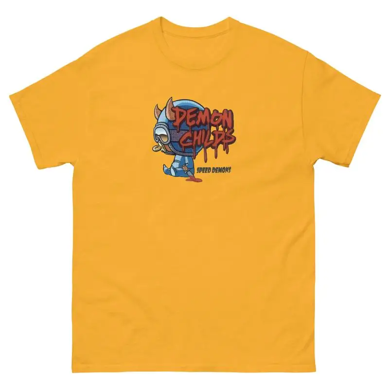 

Скорость спроса Скейт Демон Детская футболка в стиле ретро для скейтбординга