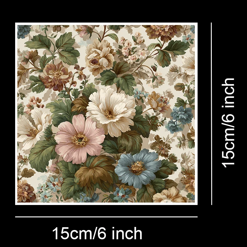 6インチ×6インチ折り紙＆スクラップブッキング用紙パック（36枚）：スクラップブッキング、折り紙、スタイリッシュなプランナー装飾用のミニマリストブラックラインシェイプ