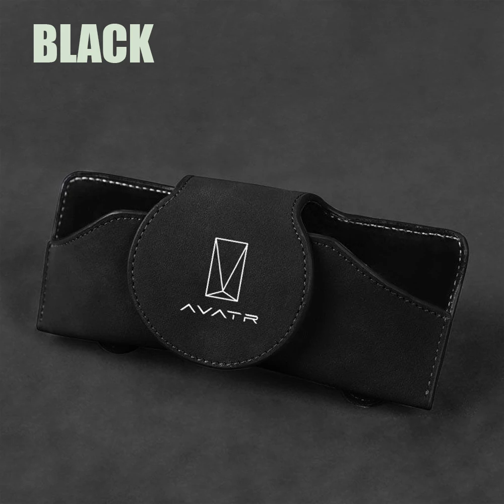 

For Changan AVATR 11 AVATR 12 2021-2025 Suede Car mounted glasses case glasses clip decoration storage modification Accessories