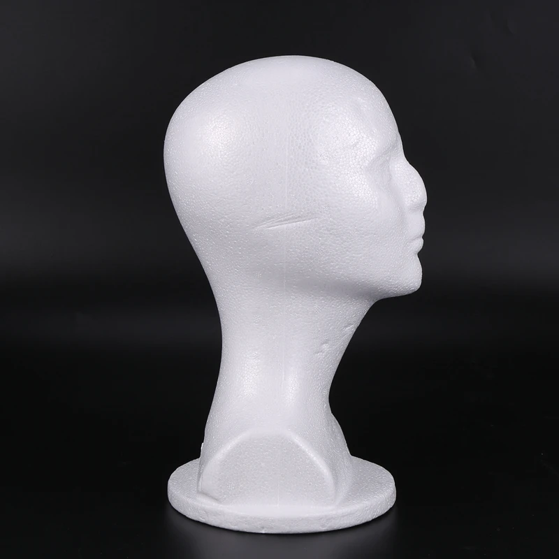 Foam Head Mannequin Foam Head Model Glasses Hat Wig Display Stand