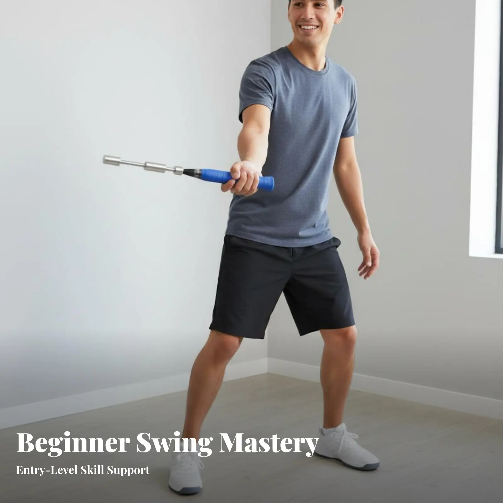 

Badminton Power Instructor Sound Feedback Badminton Strength Training Aid Whipping Power Instructor Ergonomic Grip Racket Sport