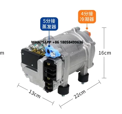 

12V Auto Electric AC Compressor Universal for AC Air Conditioning Car Truck Bus