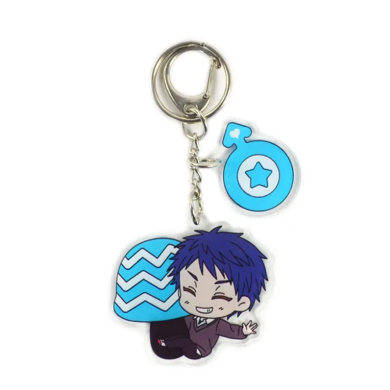 Yarichin Mushroom Series Anime Keychain Yuri Ayato Toono Takashi Acrylic Key Chain Bag Pendent Kawaii Ornament Collection Gift