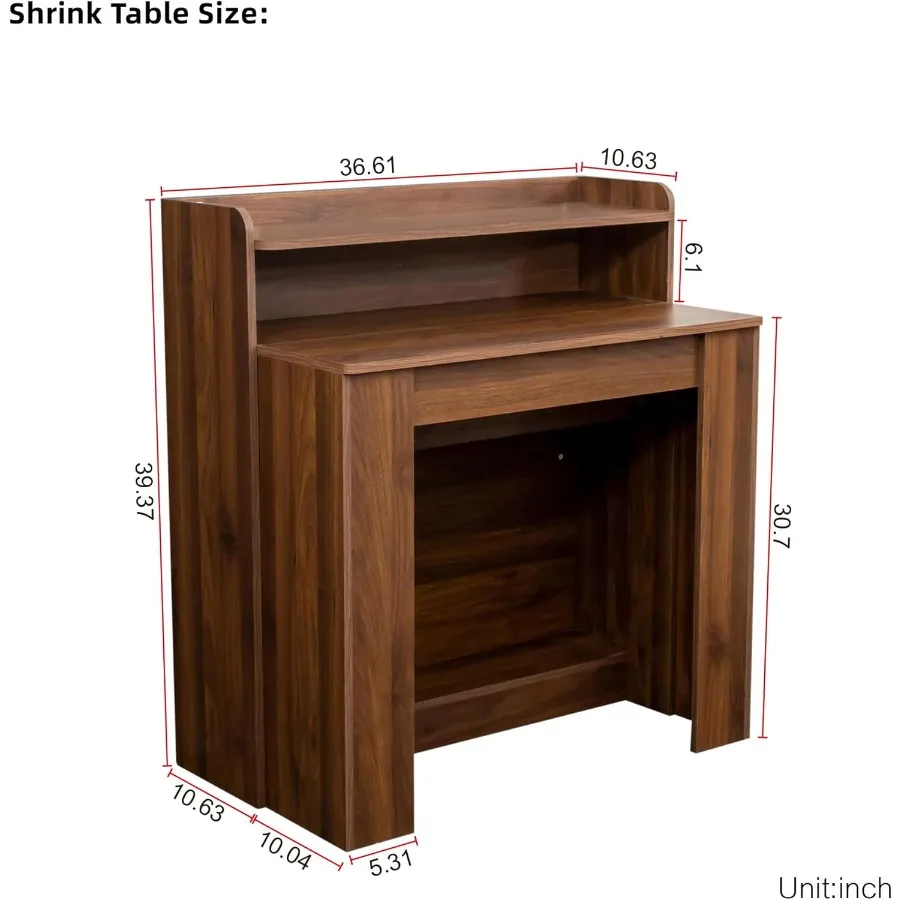 طاولة طعام مستطيلة قابلة للتمديد 98.43 طاولة اجتماعات طويلة جدًا لـ 6 8 10 12 شخصًا من خشب الجوز الريفي قابلة للتوسيع