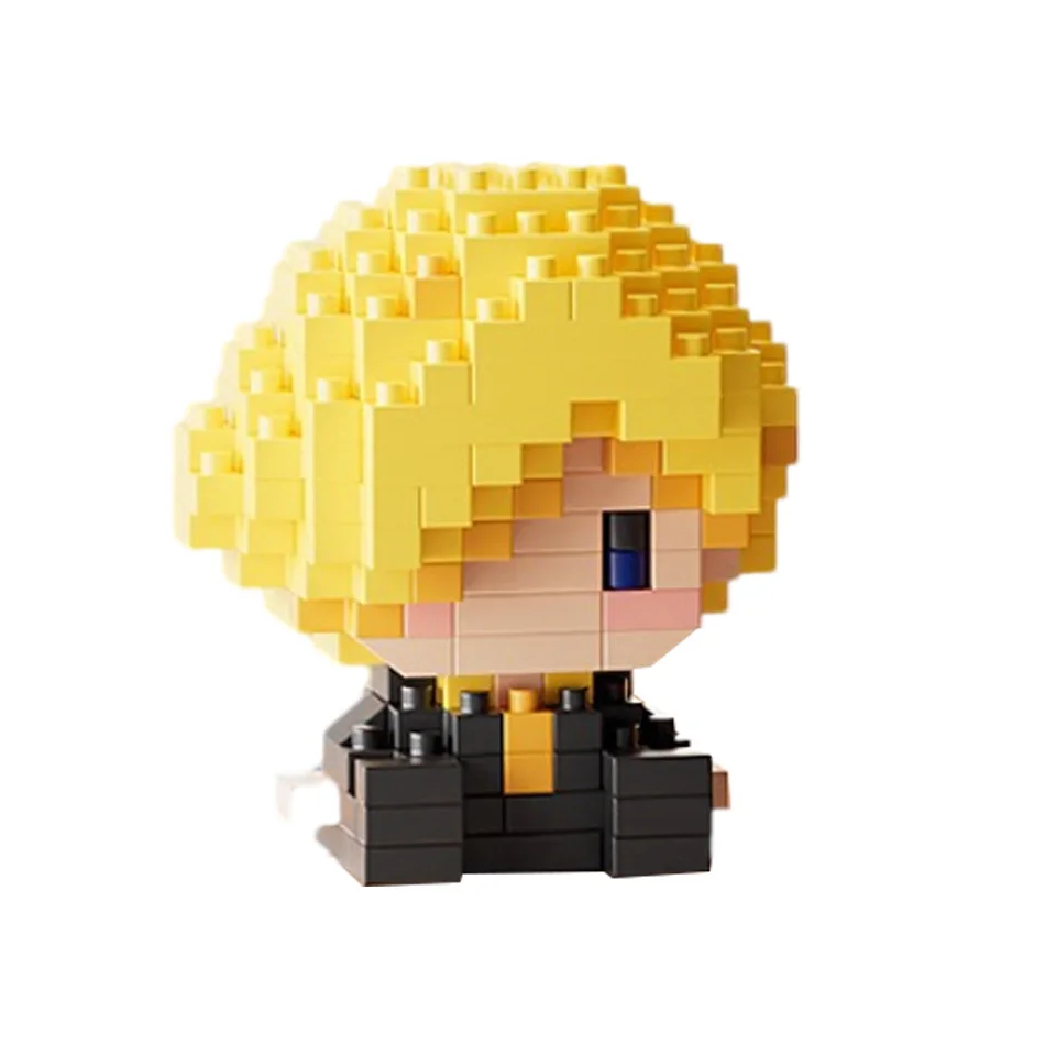 Beliebte ONE PIECE Sonnengott Nika Luffy Micro Action Block Chopper Ace Buggy 3D Anime Modell Bausatz Mini Bausteine Figuren Spielzeug als Geschenk