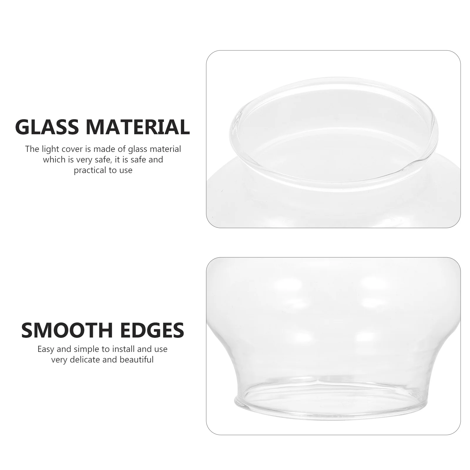 

Lamp Shades for Floor Lamps Glass Oil Lampshade Fitting Light Cover Accessory Large