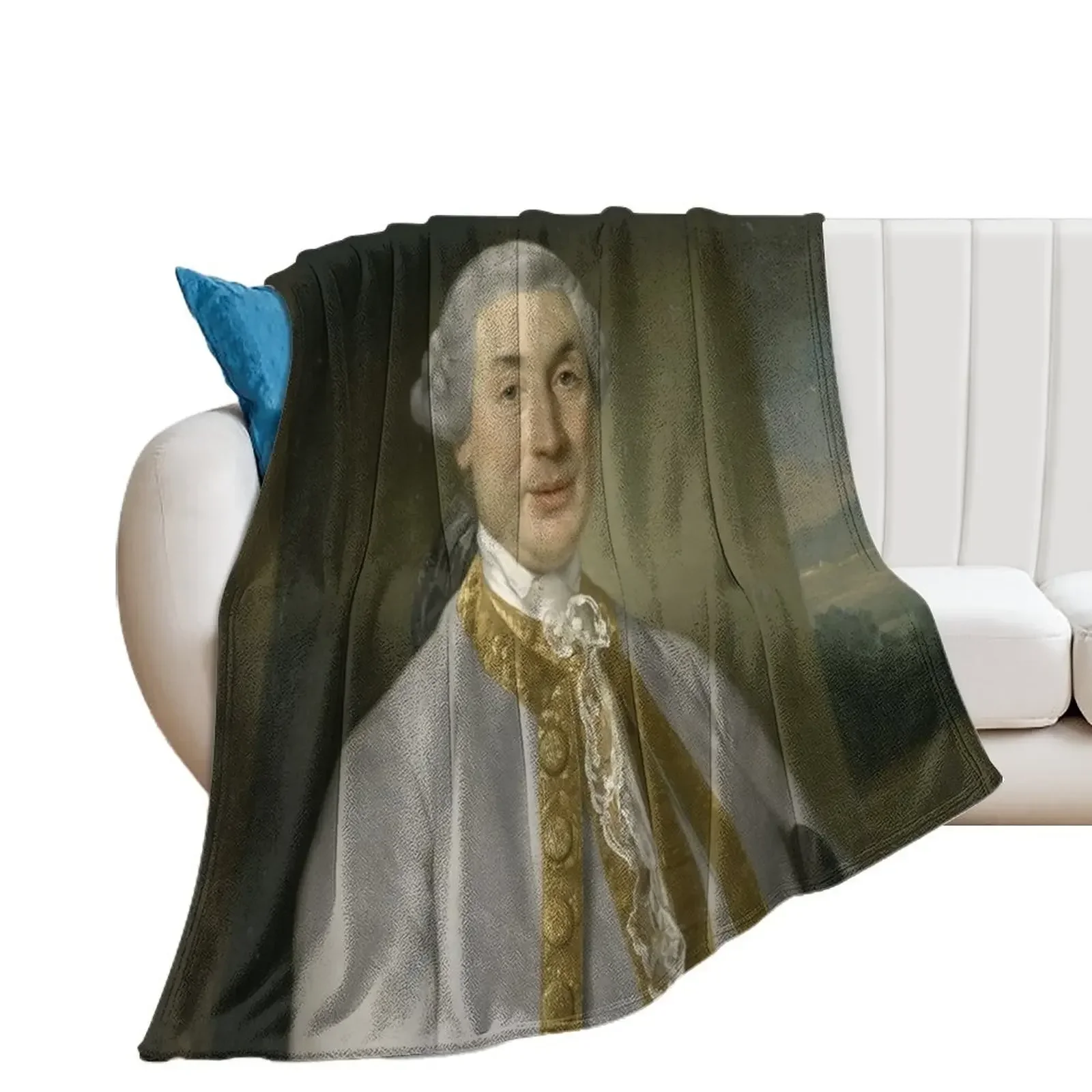 

Napoleon's father, Carlo Buonaparte Throw Blanket Custom Winter beds Large Blankets