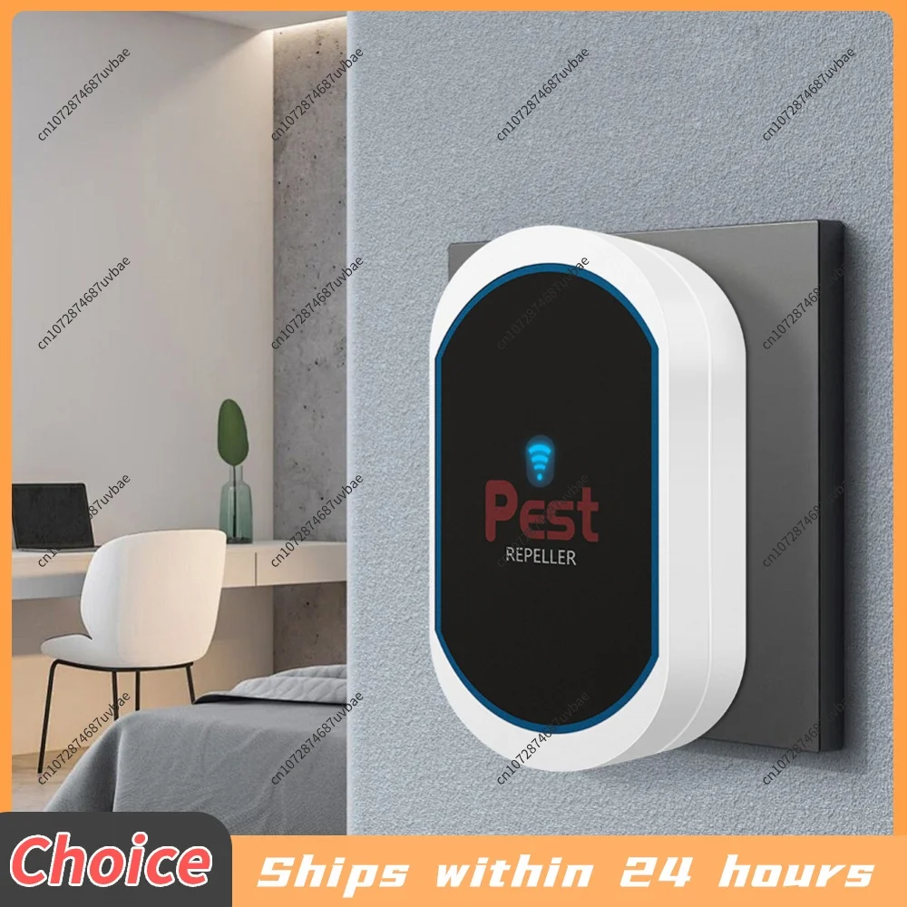 Ultrasonic Pest Repeller Plug-in Insect Repeller No Noise Rat Mosquito Repellent Pest Control Device for Cockroach Spiders