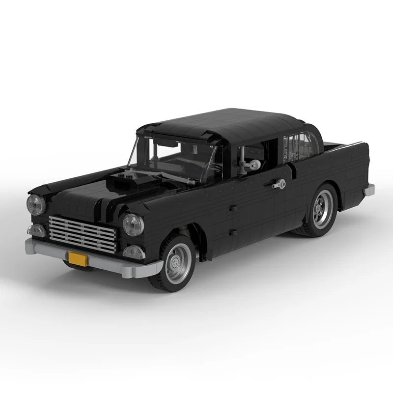 1479pcs MOC Chevy Bel Air Street Rod Iconsed Model Building kerstcadeau blokken Architectuur speelgoed Monteren DIY idee Verjaardag